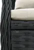 vidaXL 7-tlg. Garten-Essgruppe mit Kissen Schwarz Poly Produktbild-Vorschau 6