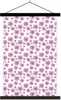 MuchoWow® Textilposter Blumen - Sakura - Rosa 40x60 cm mit Produktbild-Vorschau 1