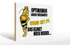 Holzschild Spruch 30x20cm Optimismus rückwärts Sumsi mit Po Produktbild-Vorschau 1