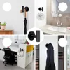 Koupelnové háčky, sada 4 věšáků, černé LOFT hall Náhled obrázku produktu 3