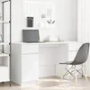 vidaXL Scrivania con cassetti bianchi 140 x 49 x 76 cm Anteprima dell’immagine prodotto 2