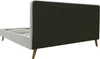 Doppelbett aus Bouclé-Stoff "Nemo" 160 x 200 cm  - Creme Produktbild-Vorschau 5