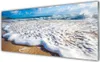 Acrylglasbilder 125x50 Wandbild Druck Strand Klippe Meer Produktbild-Vorschau 1