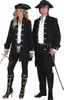 Damen Jacke de Luxe schwarz Piratin Kurzmantel Karneval Produktbild-Vorschau 4