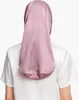 INF Cuffia da notte lunga regolabile in seta Rosa Anteprima dell’immagine prodotto 4