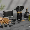 Kuchynské náčinie Silikónové kuchynské doplnky Set čierny Náhľad obrázku produktu 4
