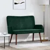 vidaXL Dvoudílná pohovka, tmavě zelená, 115 x 61 x 87 cm, Náhled obrázku produktu 2