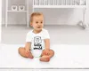 Baby Body mit Bär Hello World Aufdruck Baumwolle kurzarm Produktbild-Vorschau 2