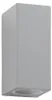 Lucande Außenwandleuchte Xava, up/down, grau, 2-flg., GU10 Produktbild-Vorschau 1
