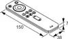 L&S LED Funkfernbedienung Ser.Frankfurt 4-Kanal weiß - Produktbild-Vorschau 2