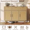 UnboxG Komoda z litego drewna dębowego 107,9 x 40 x 80 cm – Podgląd zdjęcia produktu 8