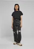 Urban Classics Ladies - Pigment Dye Short Top schwarz - L Produktbild-Vorschau 9
