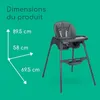 Bebeconfort Meely Plus, Chaise haute 2 en 1 pour bébé, 6 Voir les images du produit 15