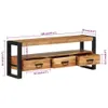 vidaXL Armoire TV 120x30x45 cm en bois massif d'acacia Voir les images du produit 6