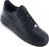 A single black Nike Air Force 1 sneaker shown from a three-quarter angle. Voir les images du produit