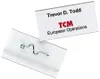Namensschild 30x60mm quer mit WellennadelVE=100 Stück Produktbild-Vorschau 1