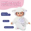 BABY born Schäfchen-Onesie 43cm mit Öhrchen und süßen Produktbild-Vorschau 2