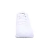 A white sneaker shown from the front. Produktbild-Vorschau
