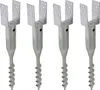 4x U-Profil Bodenhülse zum Einschrauben 9x9 cm 68,5 cm Produktbild-Vorschau 1