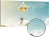 DEQORI Hybrid Leinwand Bild 100x50 cm 'Mädchen an Produktbild-Vorschau 1