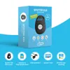 A product box for a Spotter X10 4G GPS tracker, with icons and text describing its features. Produktbild-Vorschau