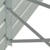 A close-up view of the metal support structure of a raised garden bed. Podgląd zdjęcia produktu