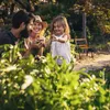 Relaxdays Gartenstuhl mit Armlehne, belastbar, niedrig, Produktbild-Vorschau 3