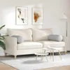 vidaXL Bolsterkissen 2 stk. Stoff Wolkengrau Ø 25 x 70 cm Produktbild-Vorschau 4