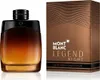 A bottle of Mont Blanc Legend Night Eau de Parfum for men and its packaging are displayed against a white background. Podgląd zdjęcia produktu