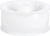 A white plastic pulley wheel for a dryer. Produktbild-Vorschau