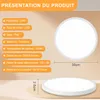 Plafonnier LED ZMH 24 W, plat, Ø 30 cm, rond, pour chambre Voir les images du produit 2