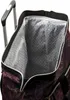 Close-up view of the interior of an open rolling bag. Voir les images du produit