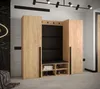 Garderobe MIRO Set 9 mit gepolsterten Paneelen Industrial Produktbild-Vorschau 2