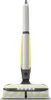A white and yellow cordless floor cleaner is shown against a white background. Produktbild-Vorschau