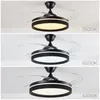 Stropný ventilátor s LED osvetlením, 4 sklopnými lopatkami Náhľad obrázku produktu 3