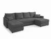 AX LIVING Canapé d'angle grand Dolceo 287 cm - Canapé gris Voir les images du produit 2