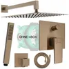 A collage of shower system components against a white background. Produktbild-Vorschau