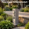 Steckdosensäule 4fach in Granitoptik, IP44, Außensteckdose Produktbild-Vorschau 8
