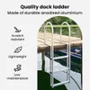 vidaXL scala da banchina a 3 gradini argento 45 x 11,5 x Anteprima dell’immagine prodotto 6