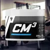A tub of Trec Nutrition CM3 Triple Effective Creatine Malate is shown in a gym setting. Produktbild-Vorschau