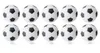 Kickerball WINSPEED, set da 10 pezzi, bianco/nero, 35 mm, Anteprima dell’immagine prodotto 2