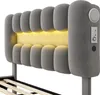 Letto imbottito Flieks 140x200cm con altoparlante USB e Anteprima dell’immagine prodotto 6
