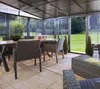 Sojag Mural 1013 Metall Anbaupavillon mit Seitenteilen 3x4 Produktbild-Vorschau 2