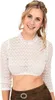 Dirndlbluse Bernried weiß hochgeschlossen 3/4-Arm Produktbild-Vorschau 6
