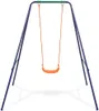 vidaXL 2-in-1 Einzelschaukel und Babyschaukel Orange Produktbild-Vorschau 2