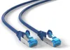 CAT 6A Patchkabel, S/FTP (PiMF), blau Produktbild-Vorschau 4