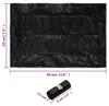 vidaXL Sacchetti per cani 750 pz. nero 30x20 cm PE Anteprima dell’immagine prodotto 8