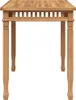 vidaXL Garten-Esstisch 120x65x80 cm Massivholz Teak Produktbild-Vorschau 3
