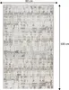 Teppich - Beige - 60x100 cm - Used-Look Muster - Produktbild-Vorschau 2