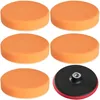 tectake® 6-teiliges Polierschwamm-Set inklusive M14 Produktbild-Vorschau 1